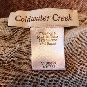 Coldwater Creek Ambrosia Scarf